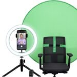 TRUST 24881 MAKU+ KIT DE STREAMING ARO LUZ + PANTALLA VERDE (O)