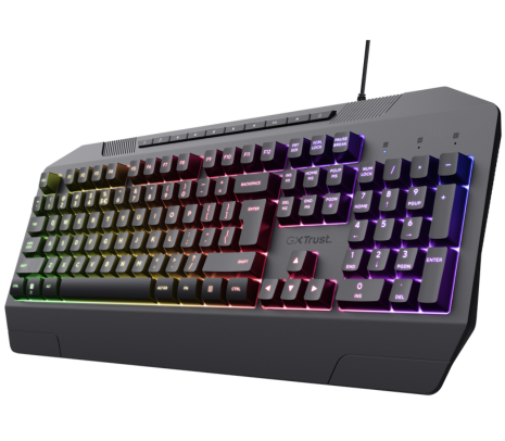 167507.jpg TRUST 24998 TECLADO GXT836 EVOCX GAMING RGB ECO BLACK - Imagen 1