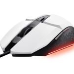 TRUST 25066 MOUSE GAMING GXT109 FELOX WHITE CON LED