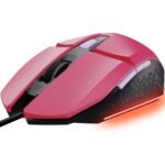 TRUST 25068 MOUSE GAMING GXT109 FELOX PINK CON LED