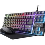 TRUST 25227 COMBO GXT794 GAMING TECLADO+MOUSE/MOUSE PAD ECO