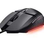 TRUST 25036 MOUSE GAMING GXT109 FELOX BLACK CON LED