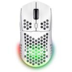 TRUST 25390 MOUSE GAMING GXT929 HELOX WHITE INAL CON LED