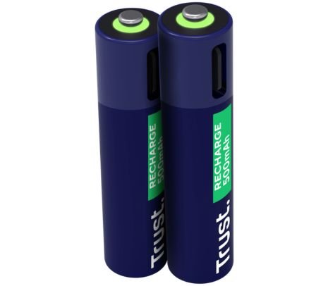 167548.jpg TRUST 25585 PILAS RECARGABLES AAA USB-C 2 UNI - Imagen 1