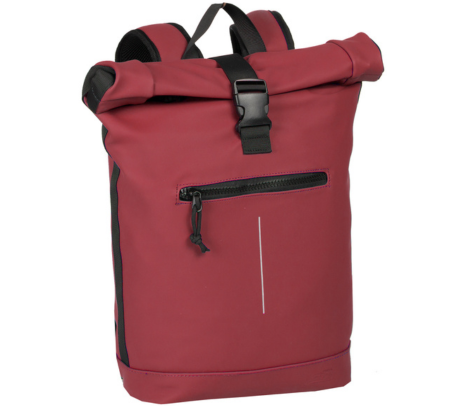 172004.jpg NEW REBELS 51.113524 MOCHILA MART NEW YORK 21L 15.6" BURGUNDY - Imagen 1