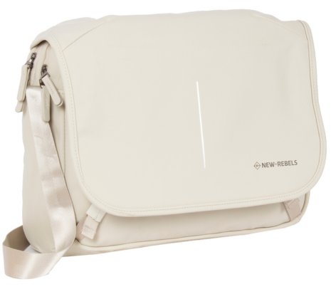 172015.jpg NEW REBELS 43.117306 BOLSO WILLIAM HARRISBURG 15" BEIGE - Imagen 1