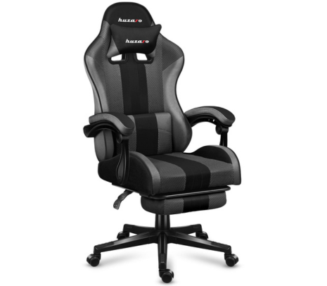 186011.jpg HUZARO HZ-FORCE 4.7 SILLA GAMING GREY MESH - Imagen 1