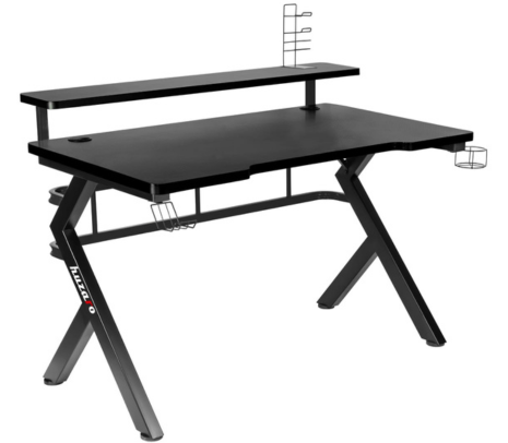 186020.jpg HUZARO HZ-HERO 5.0 MESA/ESCRITORIO GAMING BLACK - Imagen 1