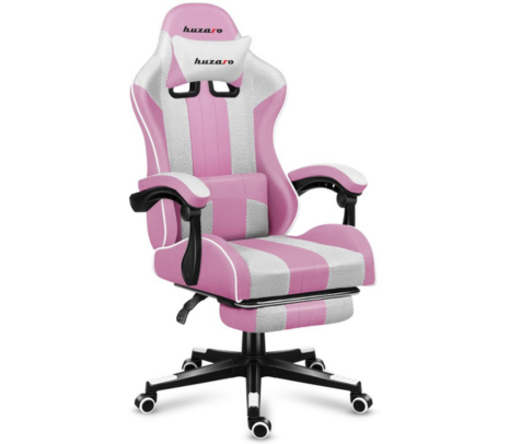 186027.jpg HUZARO HZ-FORCE 4.7 SILLA GAMING PINK MESH - Imagen 1