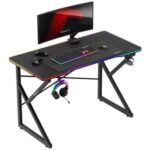 HUZARO HZ-HERO 1.7 MESA/ESCRITORIO GAMING RGB C/LUCES BLACK