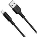 HOCO X25 CABLE SOARER USB-A A LIGHTNING BLACK 1M