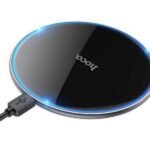 HOCO CW6 CARGADOR PRO EASY BLACK INALAMBRICO FAST CHARGE 15W