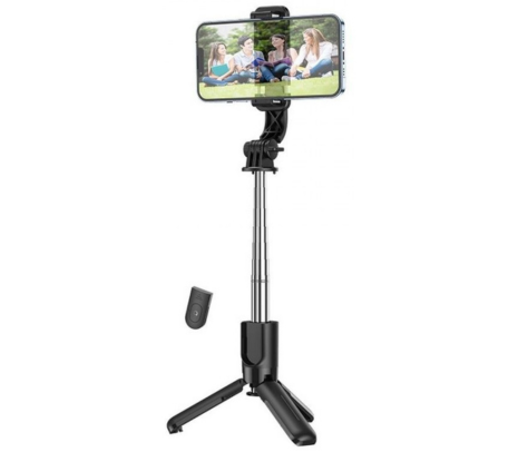189040.jpg HOCO K17 FIGURE TRIPODE PARA SMARTPHONE C/CONTROL REMOTO BLK - Imagen 1