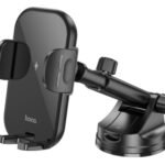 HOCO HW5 JOURNEY SOPORTE Y CARGADOR INALAMBRICO P/AUTO BLACK