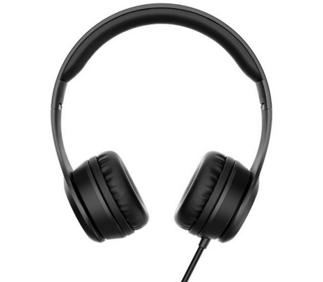 189073.jpg HOCO W21 HEADPHONES GRACEFUL CHARM C/MIC 3.5MM BLACK - Imagen 1