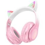 HOCO W42 HEADPHONES CAT CON OREJAS P/NIÑOS BT CHERRY BLOSSOM