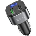 HOCO E67 TRANSMISOR PARA AUTO BT 5.0 CON PUERTO QC 3.0 BLACK