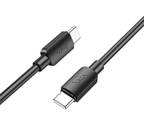 189161.jpg HOCO X96 CABLE HYPER USB-C A USB-C FAST CHARGE 60W BLACK 1M - Imagen 1