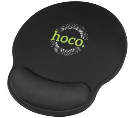 189182.jpg HOCO GM30 MOUSE PAD POLAR FOX C/APOYA MUÑECAS EN GEL BLACK - Imagen 1