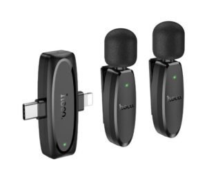 HOCO L15 DUAL-MIC CLIP ON MICRÓFONO INALÁMBRICO (IP/USB-C)