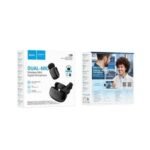 HOCO L19 GRACEFUL DUAL MICRÓFONO INALAMBRICO USB-C BLACK