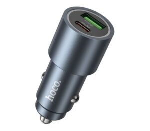 HOCO Z57A CARGADOR DE AUTO DUAL PORT USB-C A USB-C C/CABLE USB-C