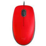LOGITECH 910-005492/6755 MOUSE M110 ROJO SILENCIOSO USB(D)