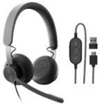 LOGITECH 981-000876 VC HEADSET ZONE WIRED USB/USB-C UC