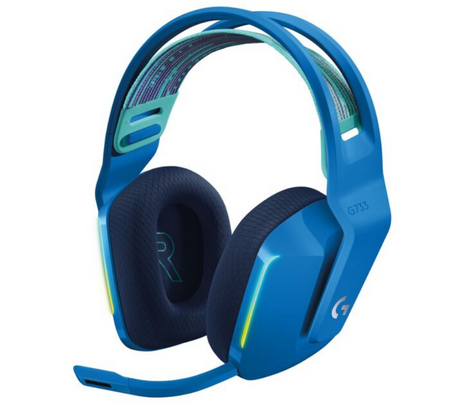 195894.jpg LOGITECH 981-000942 HEADSET G733 GAMING BLUE INAL (D) - Imagen 1