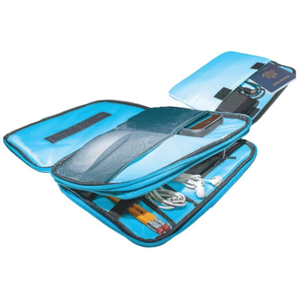 199508-03.jpg Estuche De Transporte Maxell Varios Bolsillos Resistente Al Agua