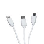 Cable usb 3 en 1 Lightning Usb c Micro Usb