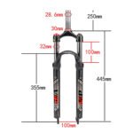 Horquilla Delantera Para Bicicleta MTB 26'' Bucklos - Imagen 2