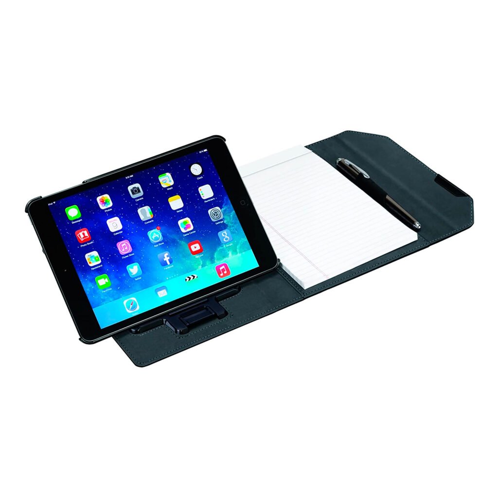 Estación Fellowes para iPad mini — Orientación flexible y tres ángulos de visión