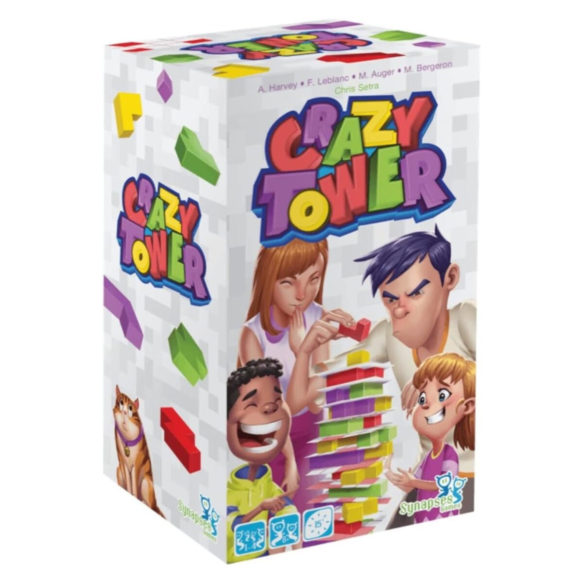 Juego de Mesa Asmodee Crazy Tower Base +8 - Imagen 2