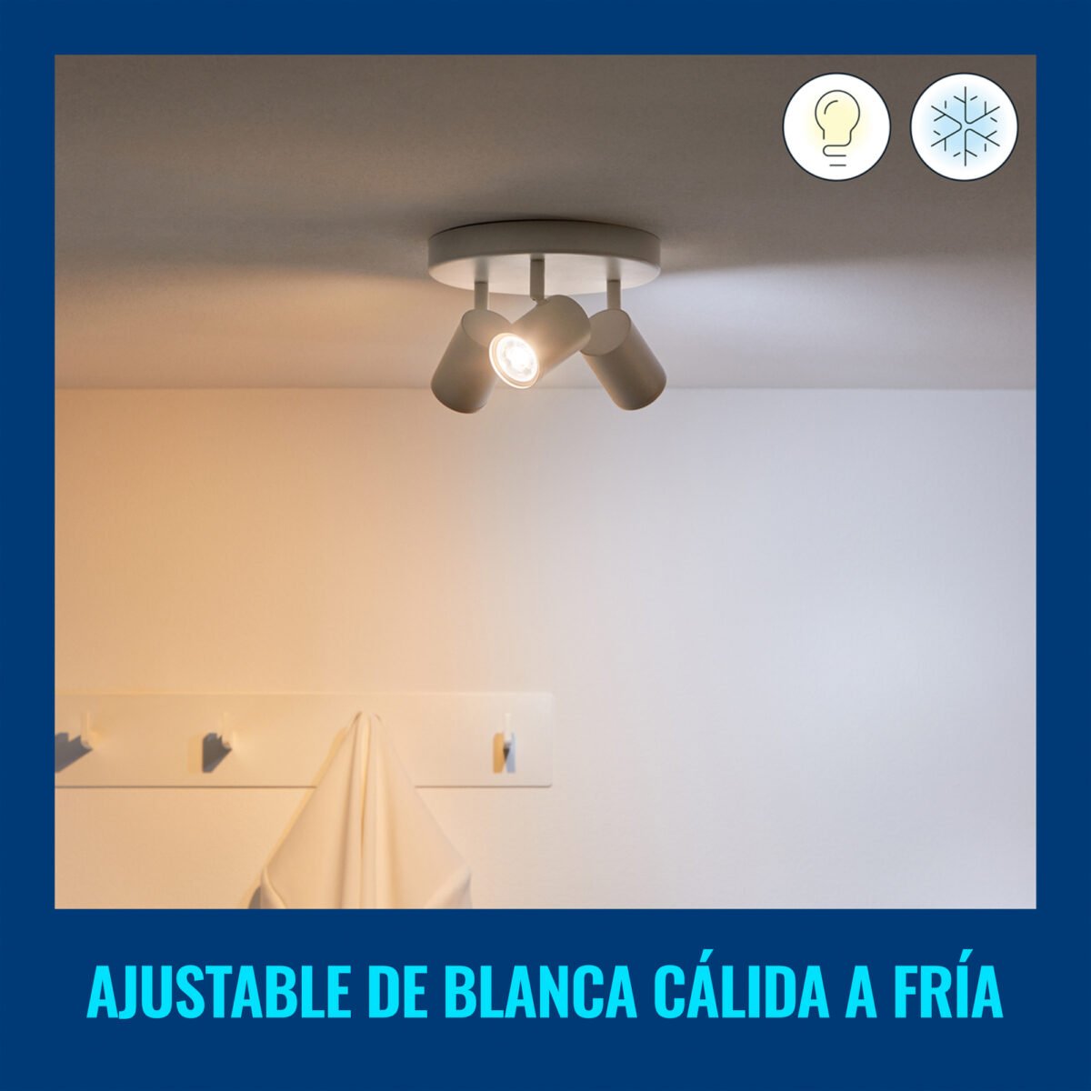 Lámpara Led Empotrable Philips Wiz 16W Blanco Y Color - Imagen 4