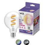 Lámpara Led Inteligente Philips Wiz 6,3W G95 E27 Blanco Y Color - Imagen 11