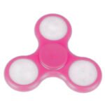 Fidget Spinner Antiestres Luces Led Rosado - Imagen 2