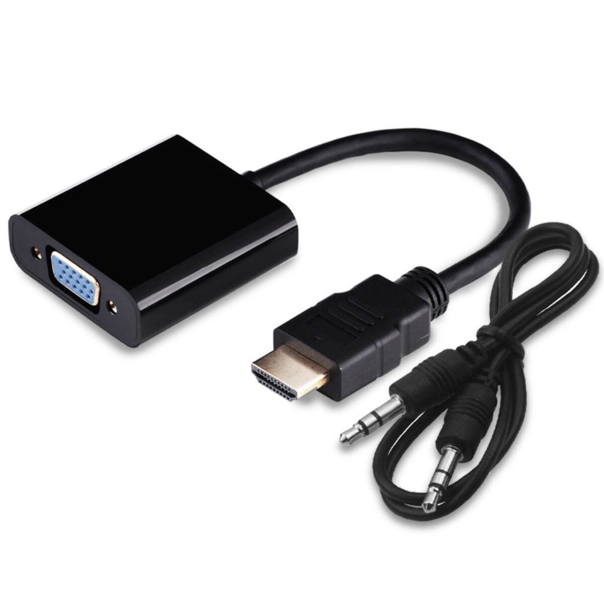 Cable Adaptador para PC HDMI Macho a VGA Macho con audio - Imagen 3