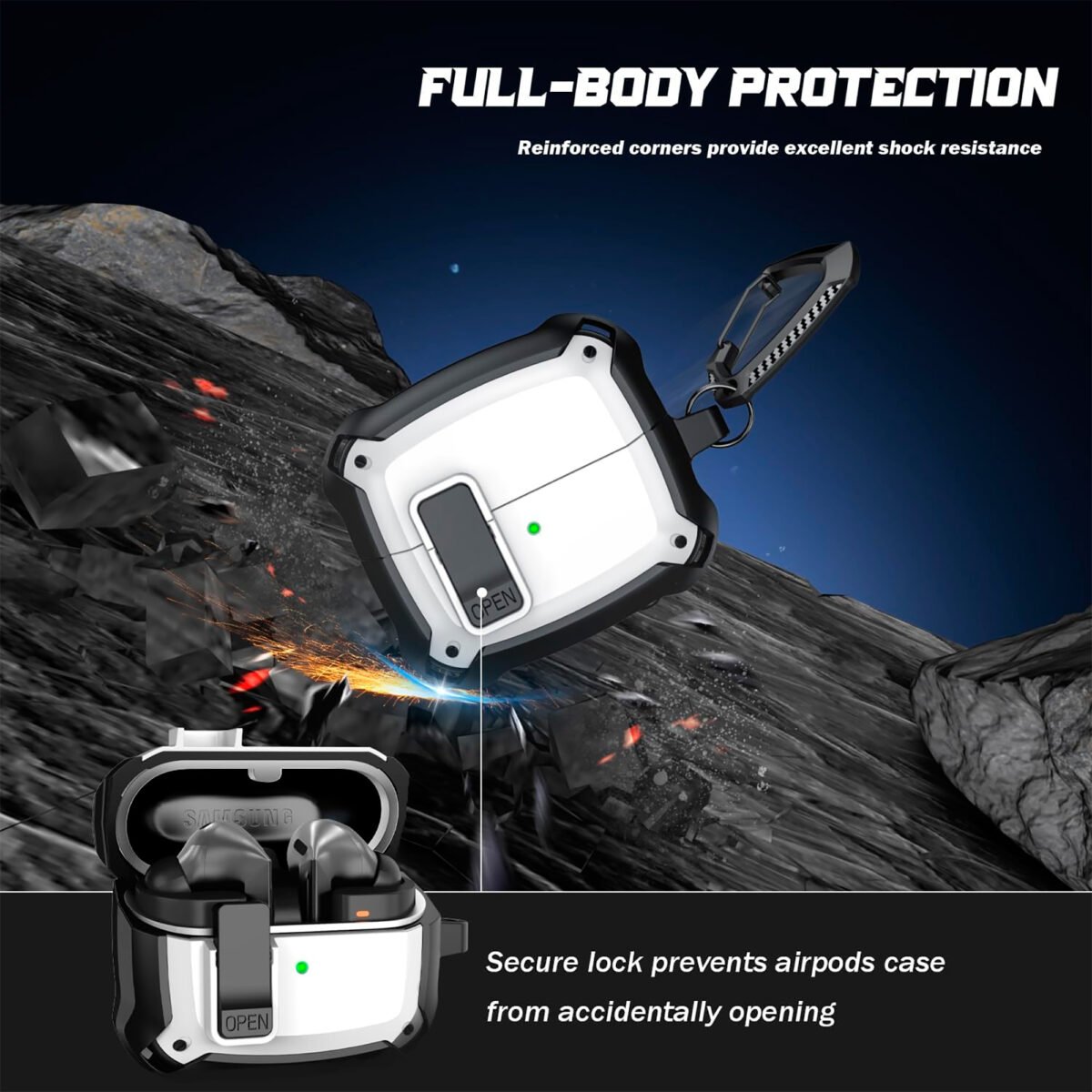 Estuche Para Auriculares Samsung Buds 3 y Buds 3 Pro - Imagen 3