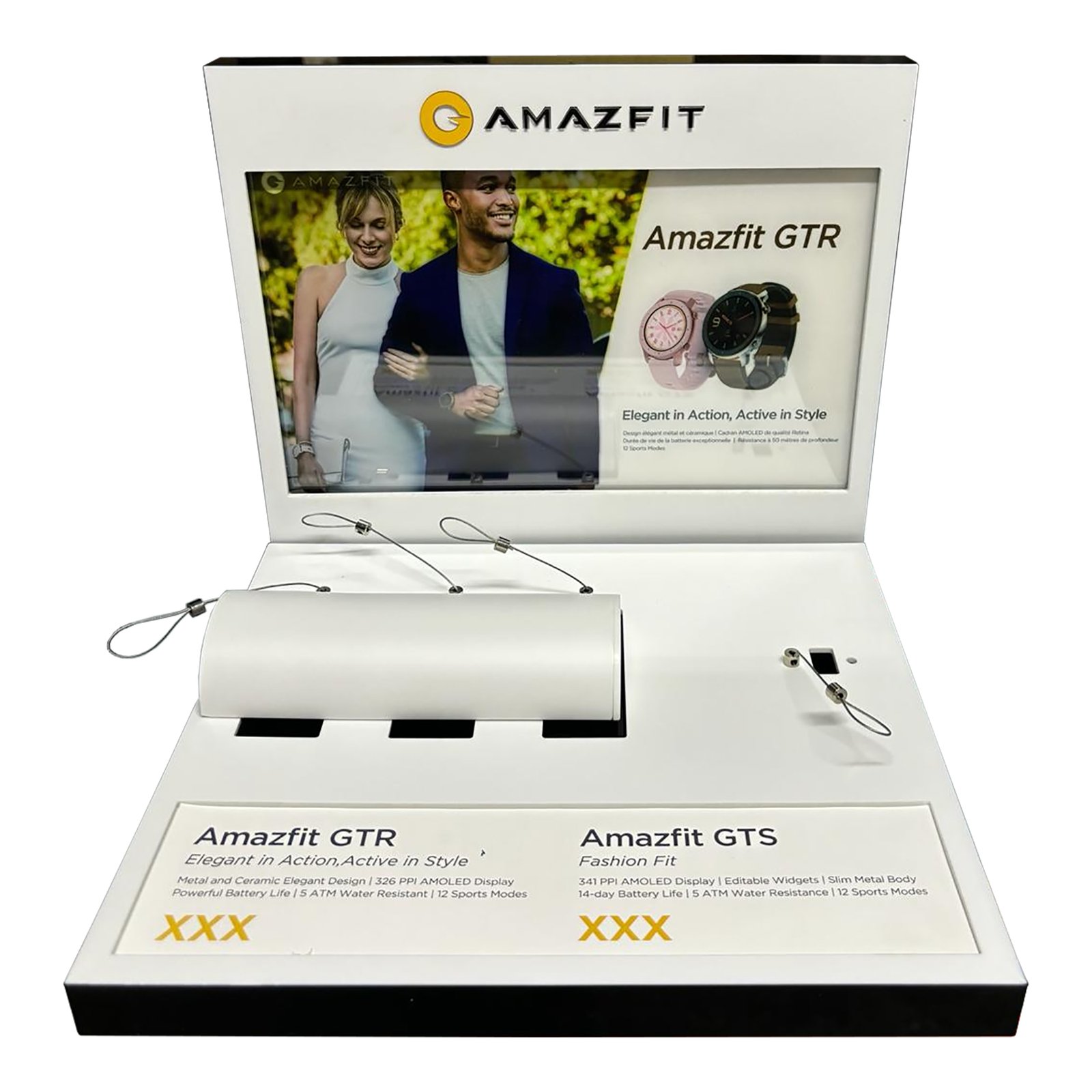 AMZEXHIWT_01.jpg Exhibidor Para 4 Smartwatches Amazfit - Imagen 1