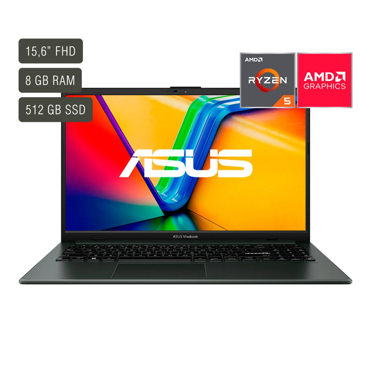 Notebook Asus Vivobook 15,6'' Ryzen 5 8gb 512gb W11 - Imagen 6