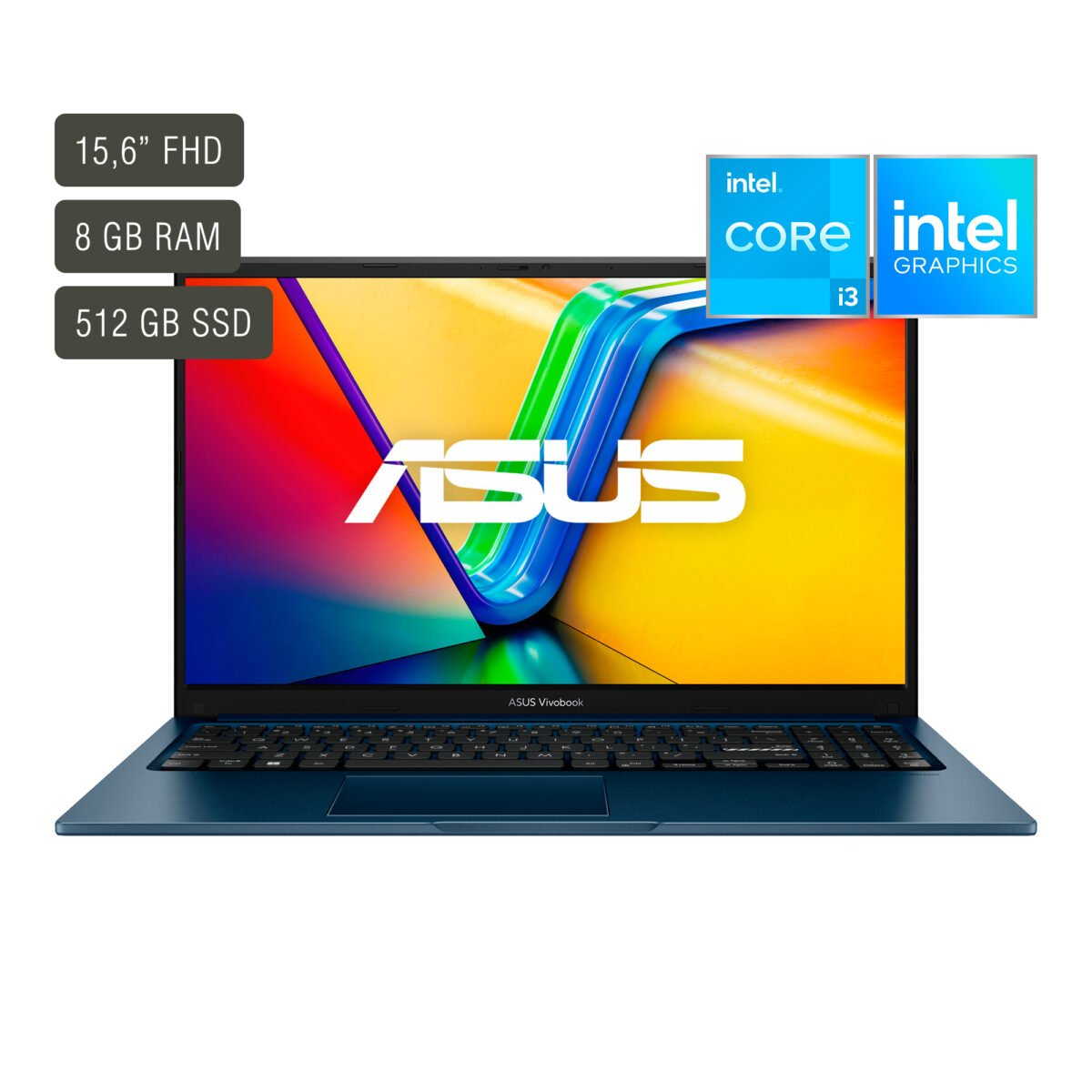 Notebook Asus Vivobook 15,6'' Core I3 8gb 512gb Win11 - Imagen 7