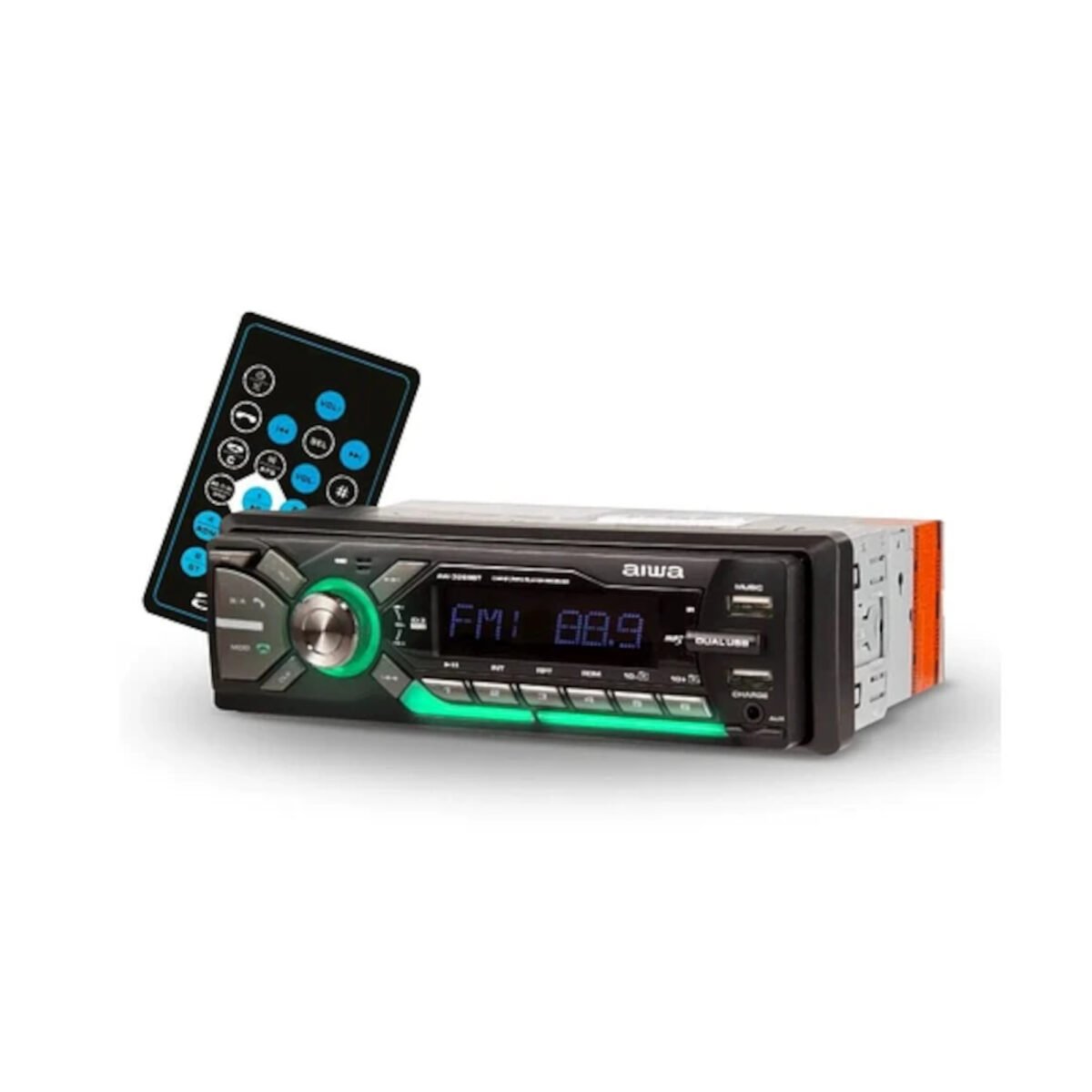 Radio Para Auto Aiwa Aw3269bt 4x50w Bt Rgb Panel Desmontable