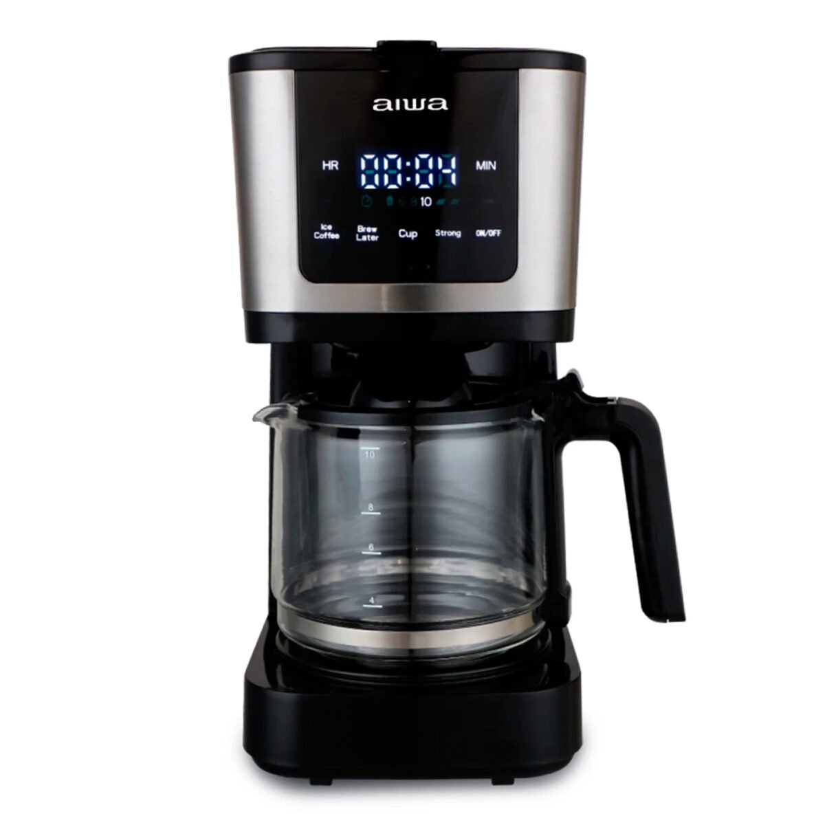 Cafetera De Filtro 10 Tazas Aiwa Aw-cd9423 Jarra De Vidrio - Imagen 2
