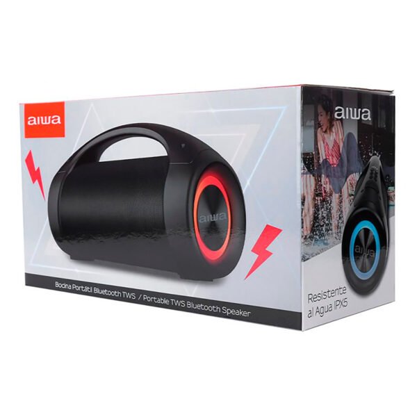 Parlante AIWA AWS600BT — Parlante Inalámbrico Bt Aiwa Aws600bt Tws 50w Rgb