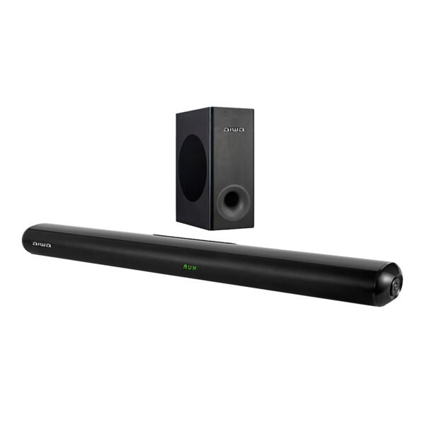 Barra Con Subwoofer Inalámbrico Aiwa Awsbh21ww 1200w Pmpo Bt