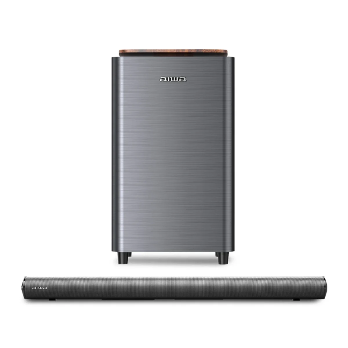 Barra De Sonido + Subwoofer Aiwa Awsbh23ww 160w - Imagen 3