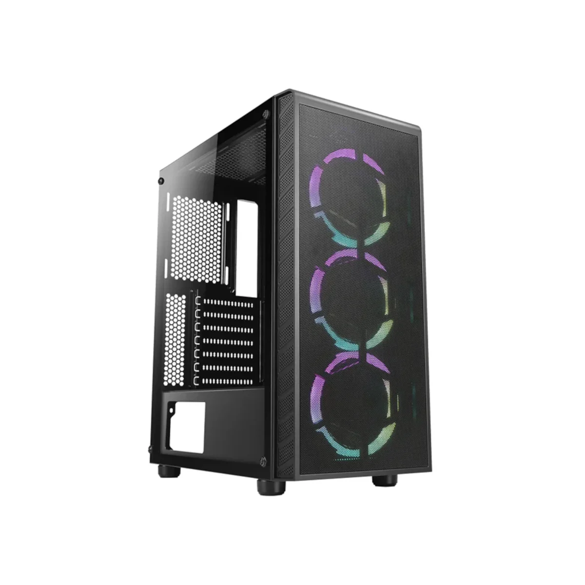 Gabinete Compacto Azza Prime Csaz-360 Ventana Vidrio Templado - Imagen 6