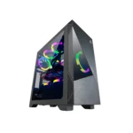 Gabinete Compacto Azza Eclipse Csaz-440 Ventana Vidrio Templado - Imagen 6