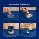 Mini Picadora De Alimentos Deerma 150ml 3600RPM 40W - Imagen 3